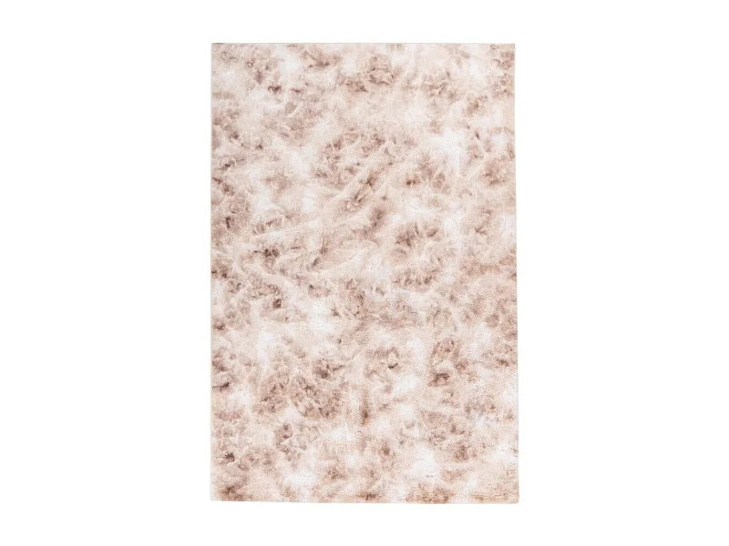 Tapis 150x80cm, design B005O coloris beige - Confort et élégance pour votre intérieur