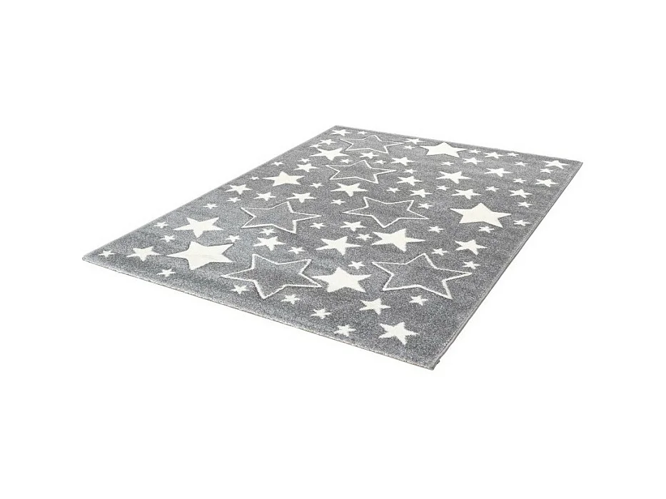 Tapis enfant 150x80cm, design A923O coloris gris - Confort et élégance pour votre intérieur