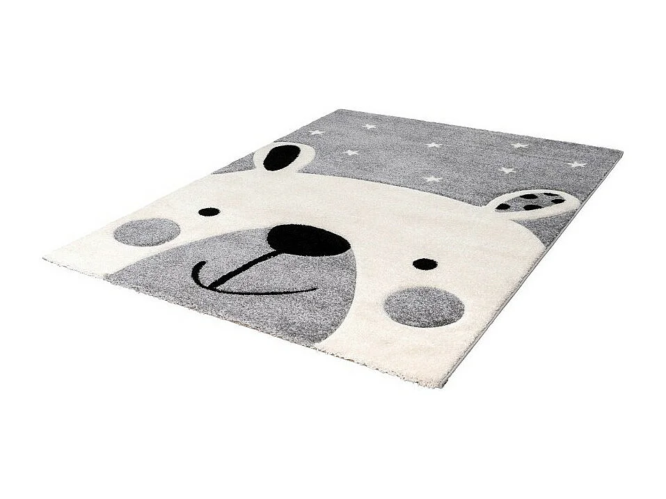 Tappeto per bambini 150x80cm, design A323O colore grigio - Comfort ed eleganza per il tuo interno