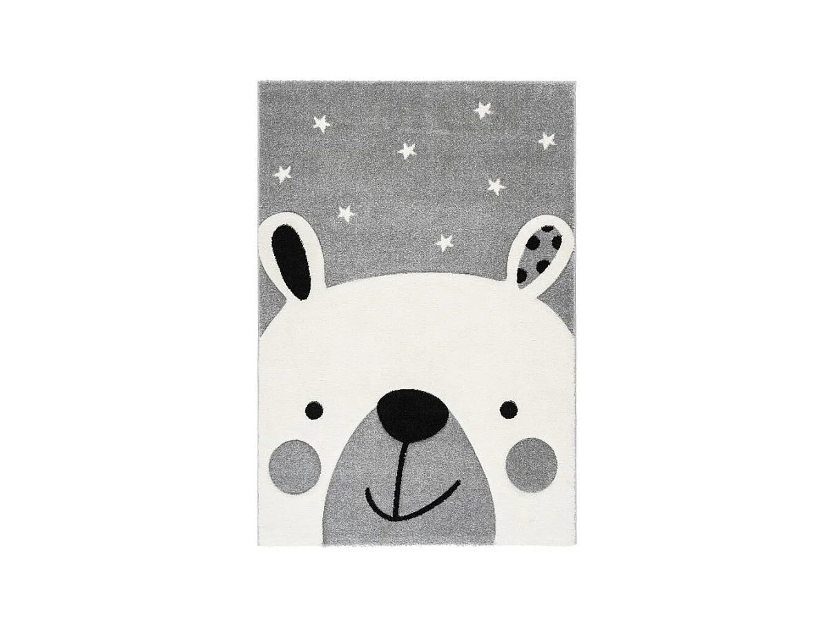 Alfombra infantil 150x80cm, diseño A323O en color gris - Confort y elegancia para su interior