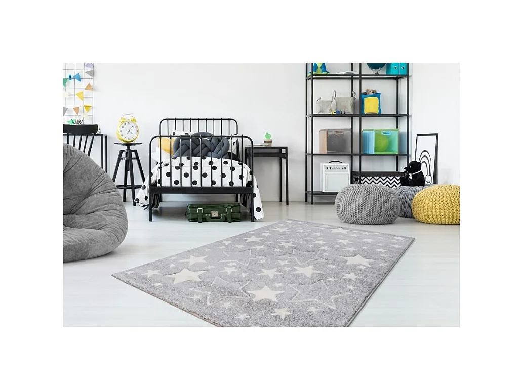 Kindertapijt 230x160cm, design A923O in grijs - Comfort en elegantie voor uw interieur