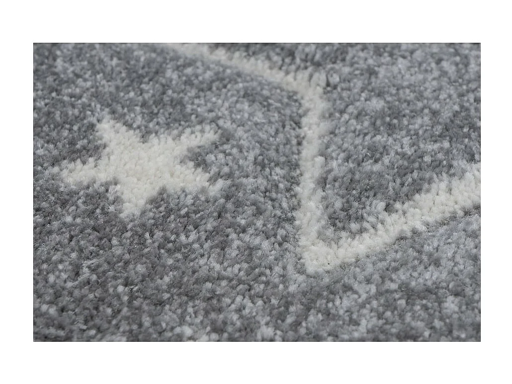 Tapis enfant 230x160cm, design A923O coloris gris - Confort et élégance pour votre intérieur