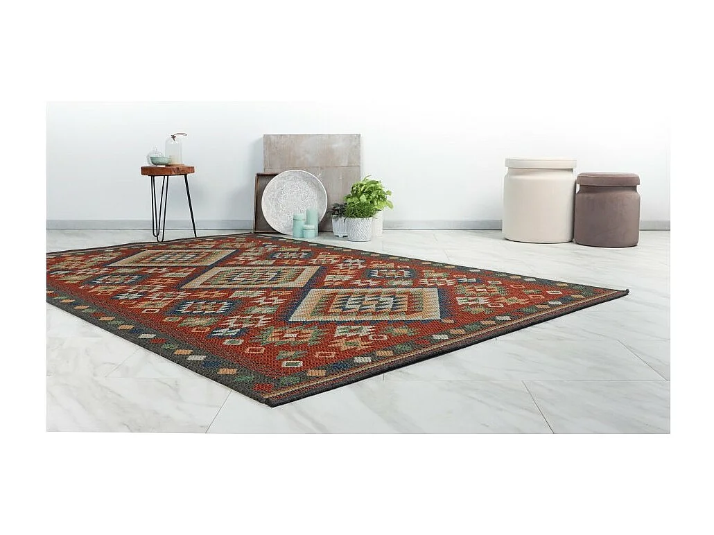 Tapis 290x200cm, design C103I coloris multicolore - Confort et élégance pour votre intérieur