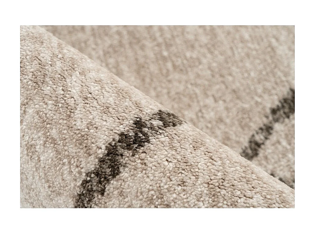 Teppich 150x80cm, Design A105R in Beigetönen - Komfort und Eleganz für Ihr Interieur