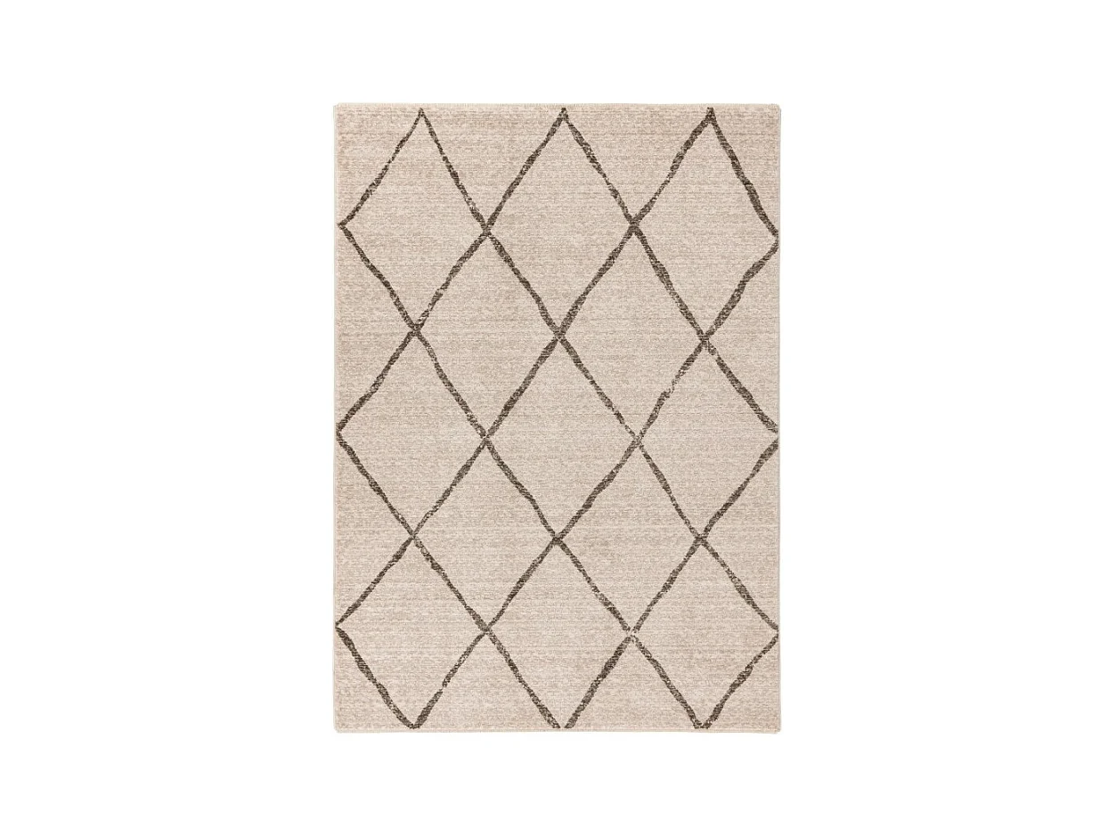 Tapete 150x80cm, design A105R na cor bege - Conforto e elegância para o seu interior.