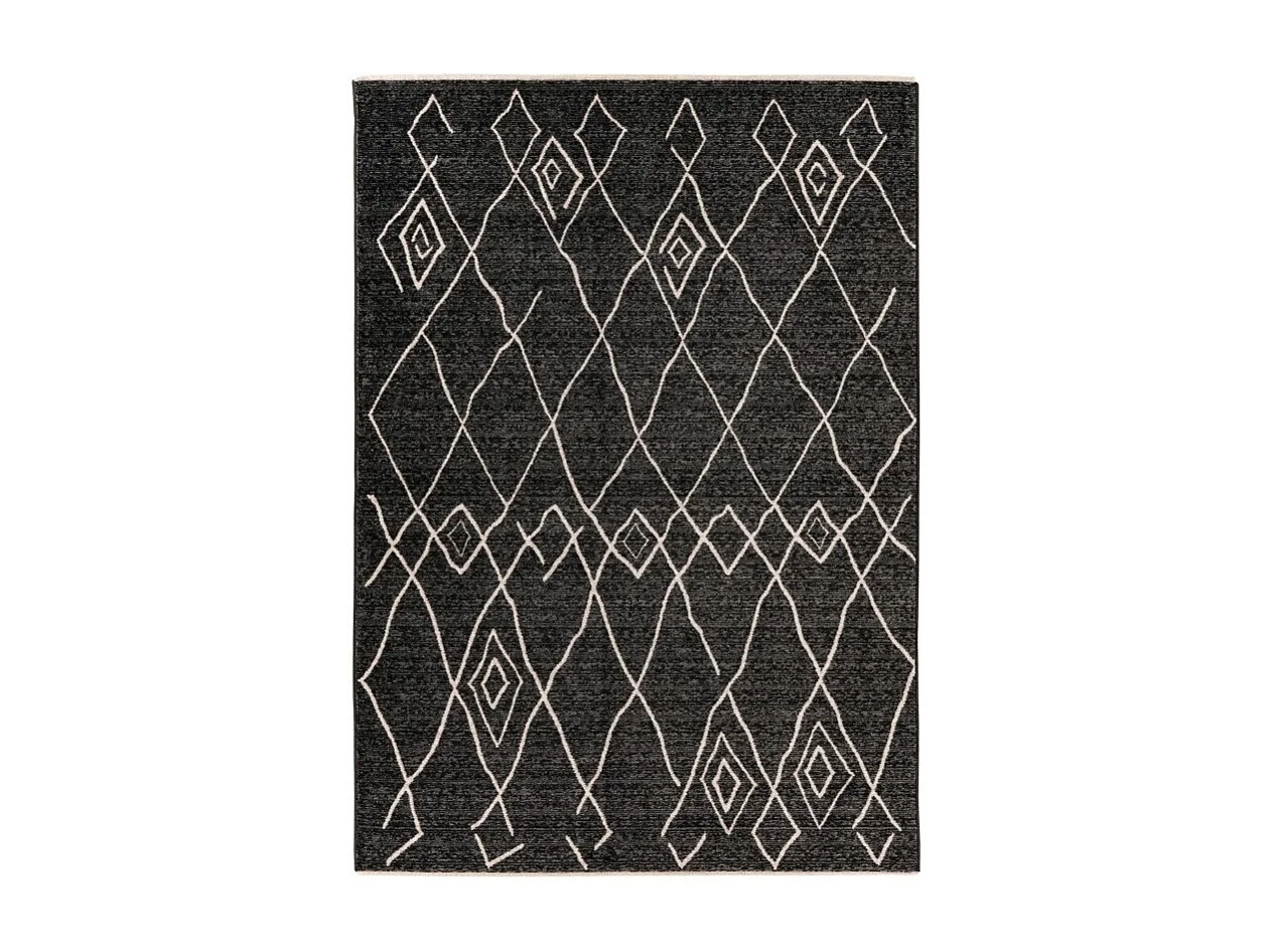 Tapete 150x80cm, design A205R na cor grafite - Conforto e elegância para o seu interior.