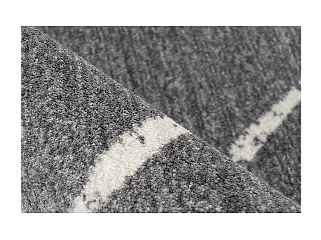 Teppich 230x160cm, Design A105R, Farbe Grau - Komfort und Eleganz für Ihr Interieur