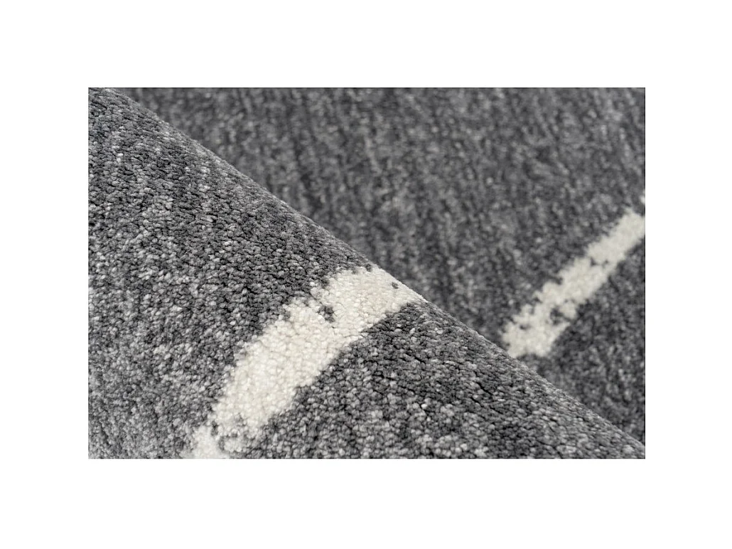 Alfombra 230x160cm, diseño A105R en color gris - Confort y elegancia para su interior.