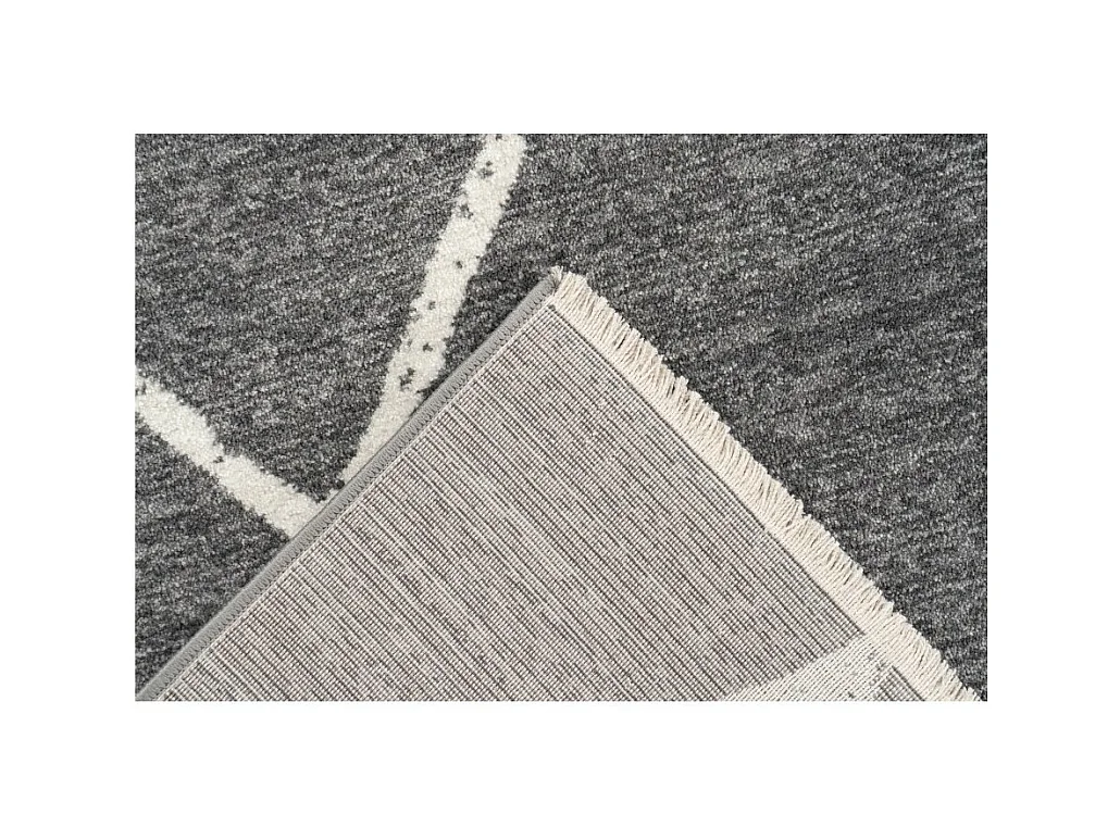 Alfombra 230x160cm, diseño A105R en color gris - Confort y elegancia para su interior.