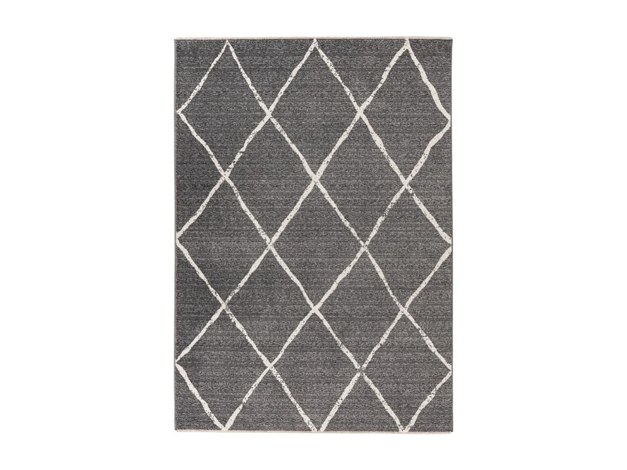Tapis 230x160cm, design A105R coloris gris - Confort et élegance pour votre intérieur
