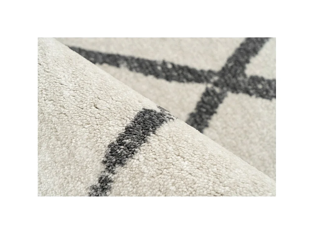 Teppich 230x160cm, Design A105R, Farbe Elfenbein - Komfort und Eleganz für Ihr Interieur