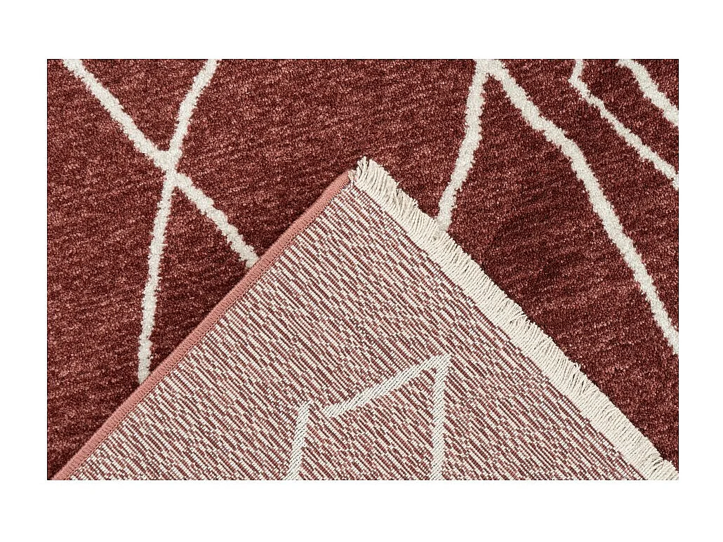 Tapete 290x200cm, design A205R na cor terracota - Conforto e elegância para o seu interior.