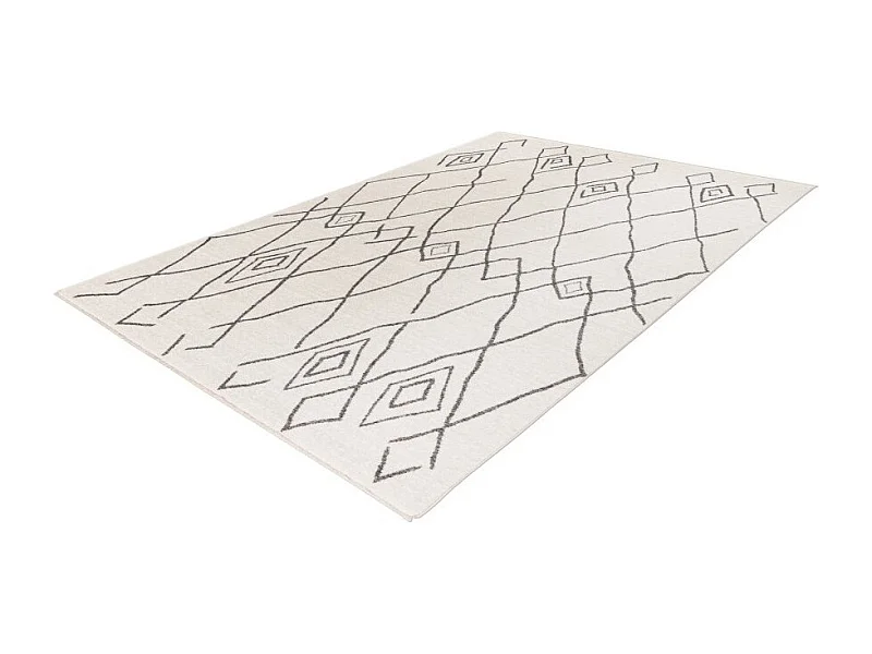 Teppich 290x200cm, Design A205R in Elfenbeinfarbe - Komfort und Eleganz für Ihr Interieur