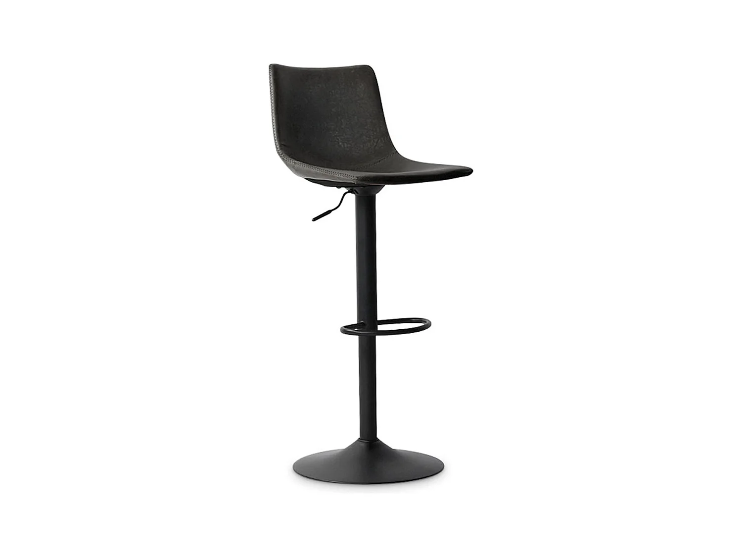Vintage stijl barkruk in zwarte kleur. SOUL collectie