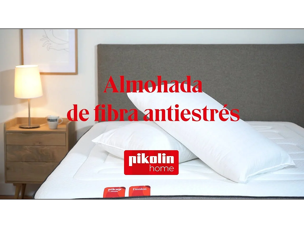 Almofada de fibra anti-stress com fio de carbono | 40 x 75 cm