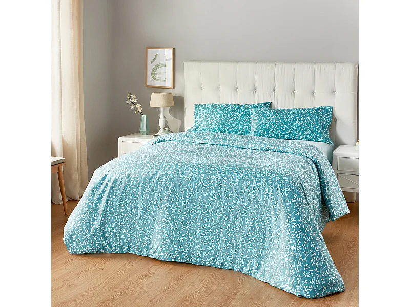 Conjunto de capa de edredon em algodão 150 fios