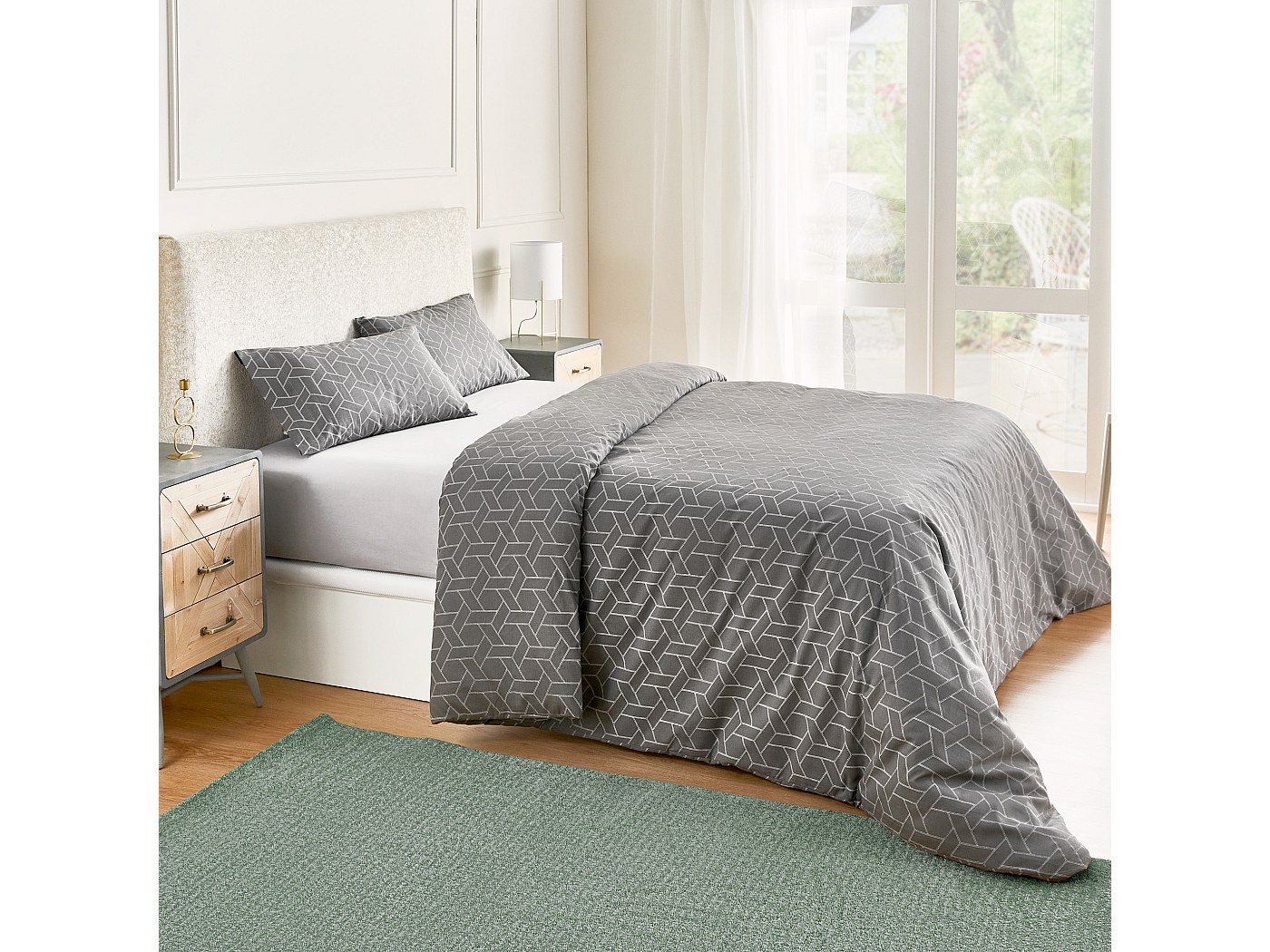 Cofort Collections Set copripiuino in flanella di cotone spazzolato