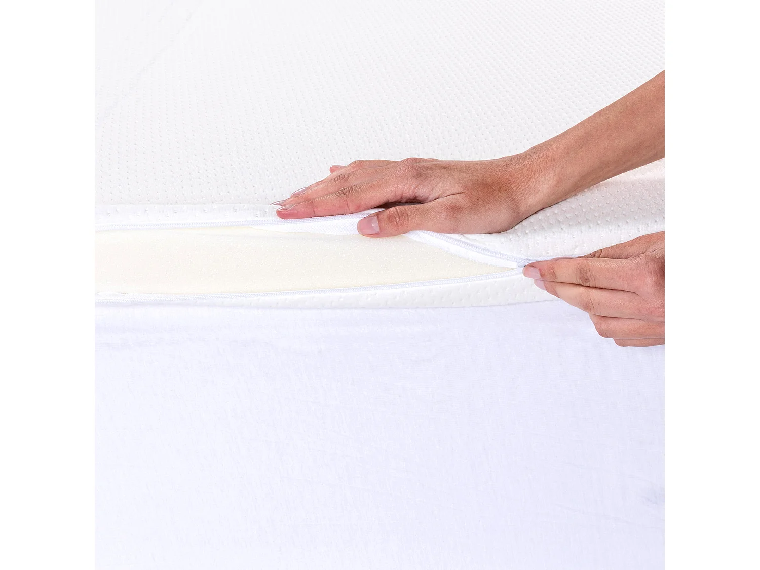Topper 160 x 200 cm aus viskoelastischem Schaum, 5 cm - DERMO von PIKOLIN