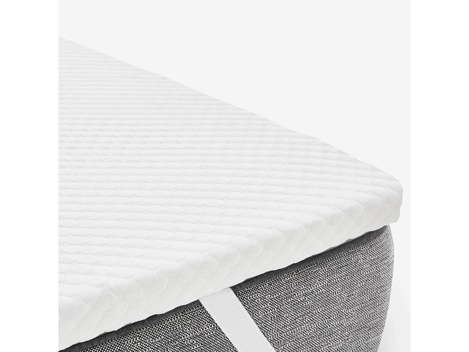 Topper de bambu viscoelástico de 5 cm - Super absorvente e fresco | 135 x 190 cm