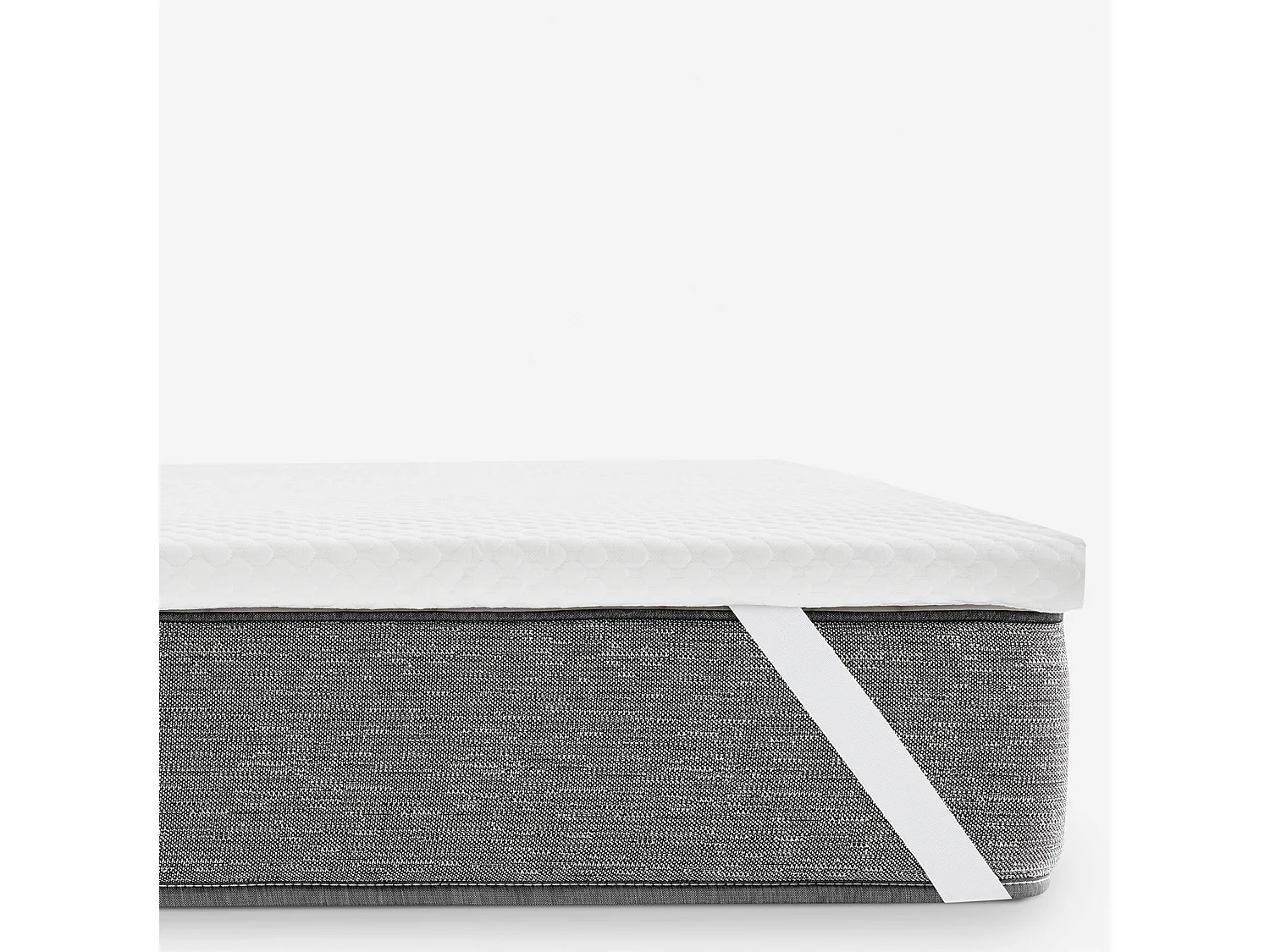 Topper de bambu viscoelástico de 5 cm - Super absorvente e fresco | 135 x 190 cm