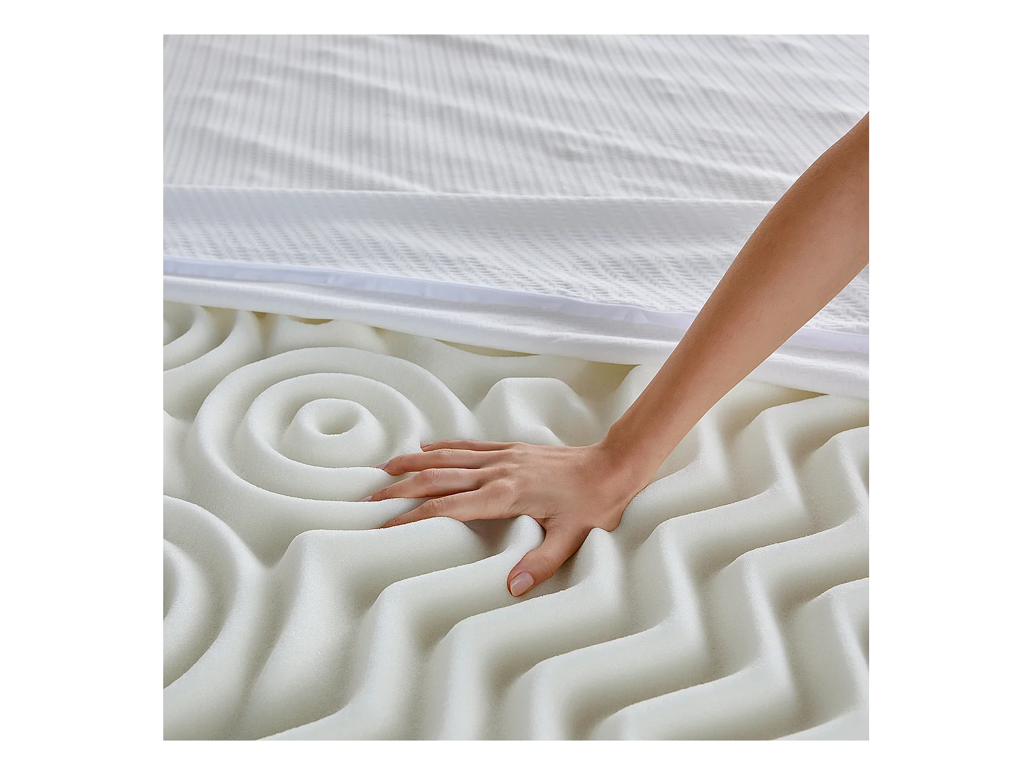 Surmatelas Viscoelastic 7cm Respirant