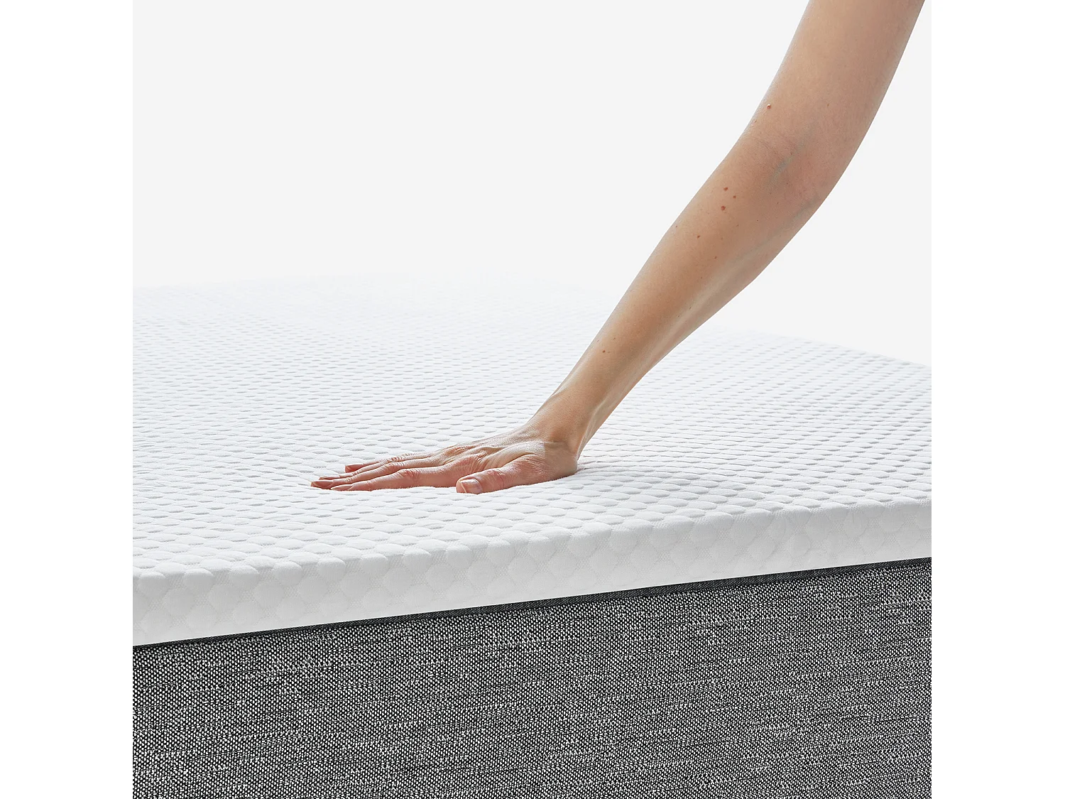 Topper de bambu viscoelástico de 5 cm - Super absorvente e fresco | 90 x 190 cm