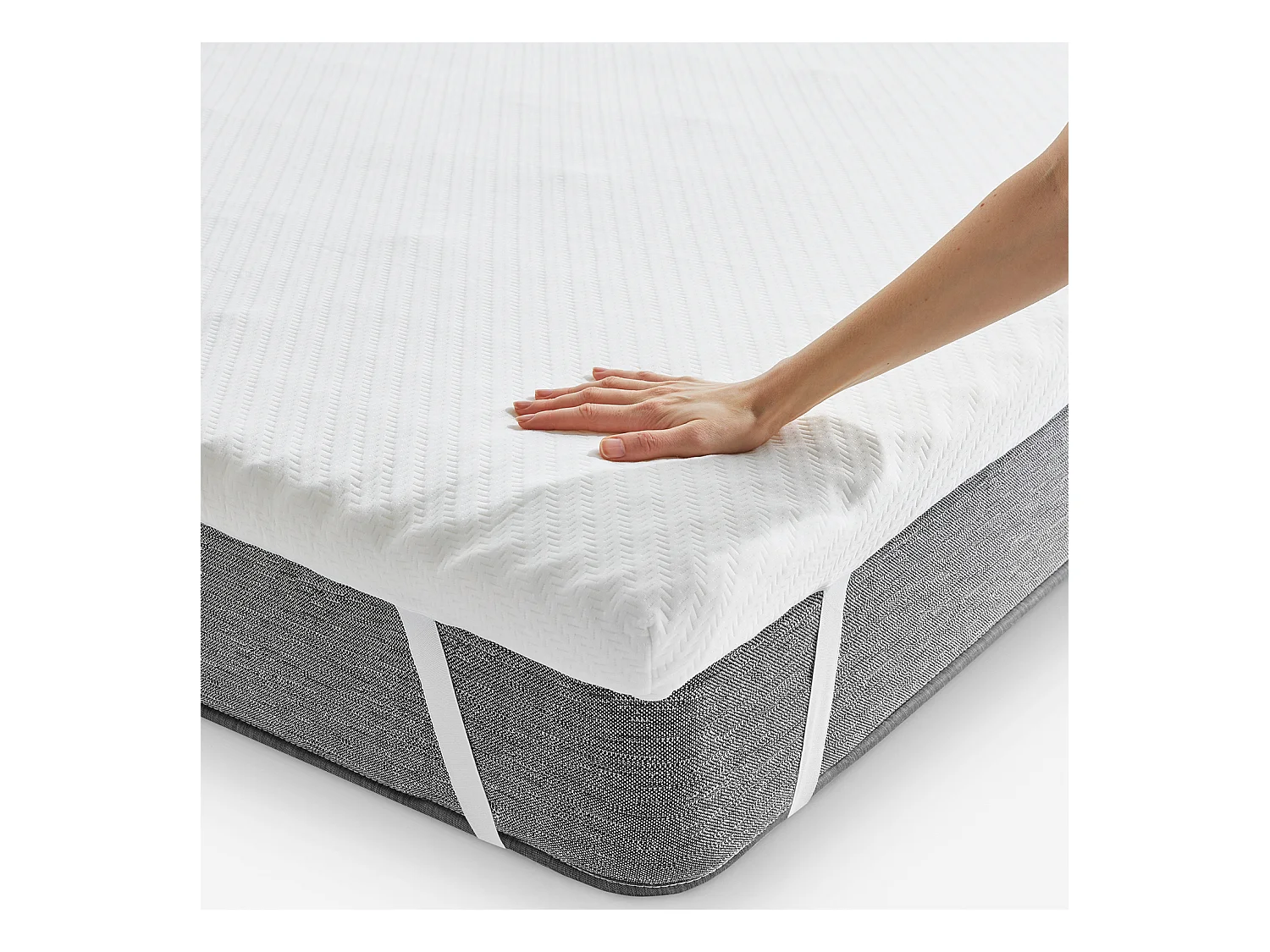 Topper viscoelastico 7cm  traspirante