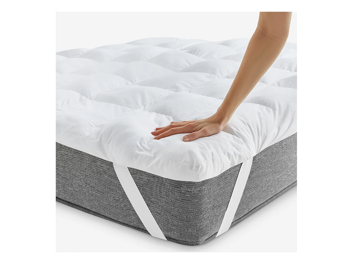 Topper van 5 cm vezel - Antiallergisch