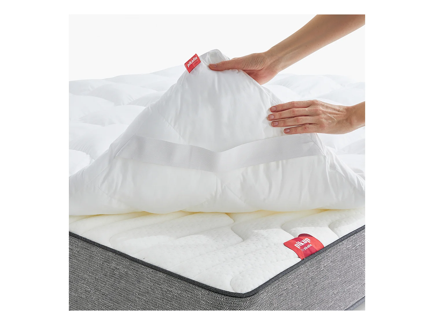 Topper van 5 cm vezel - Antiallergisch