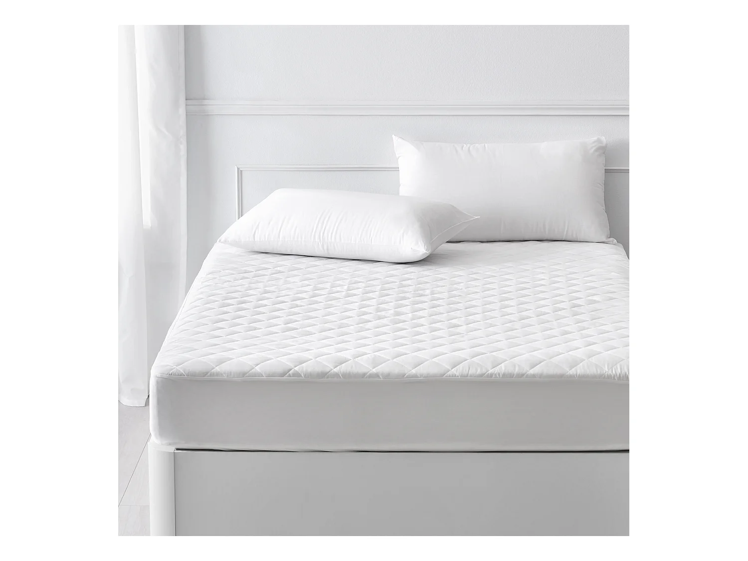 Protège-matelas matelassé respirant Aloe Vera