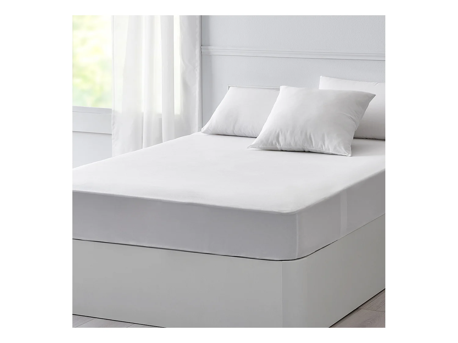 Hoeslaken en matrasbeschermer Thermic + Tencel 2 in 1