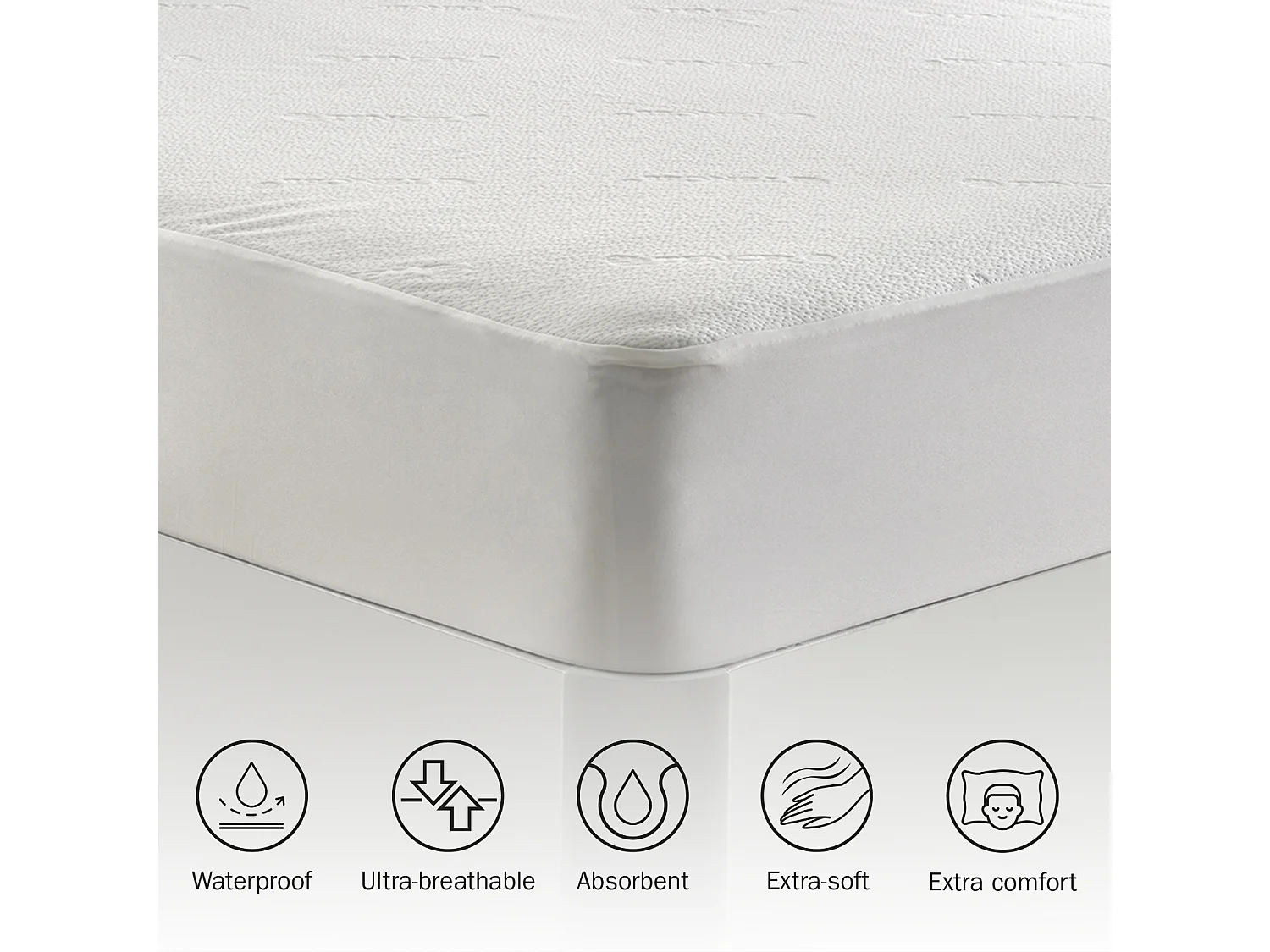 Protector de colchón impermeable de TENCEL™ 160x200cm