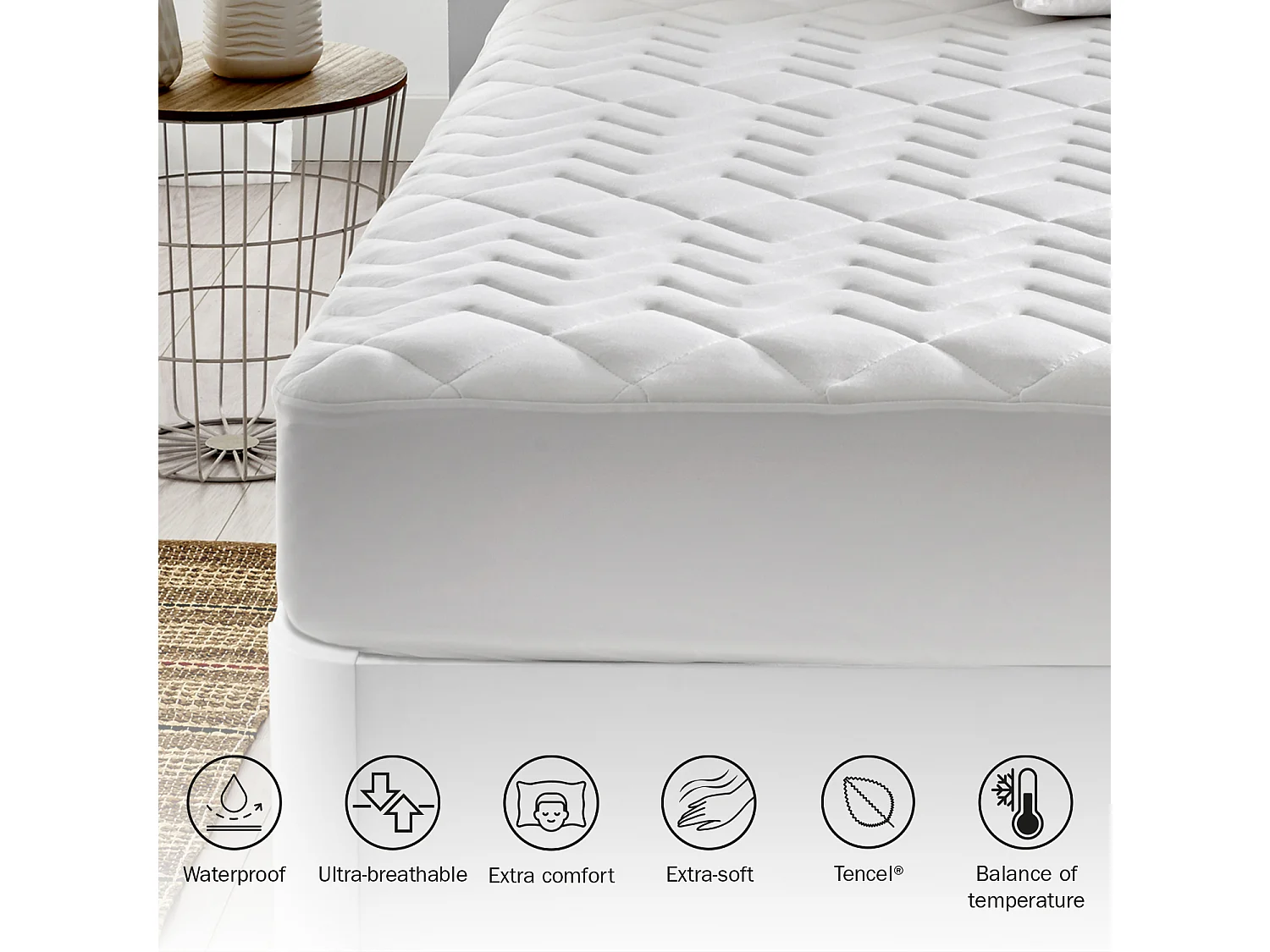 Protège-matelas imperméable en Tencel®