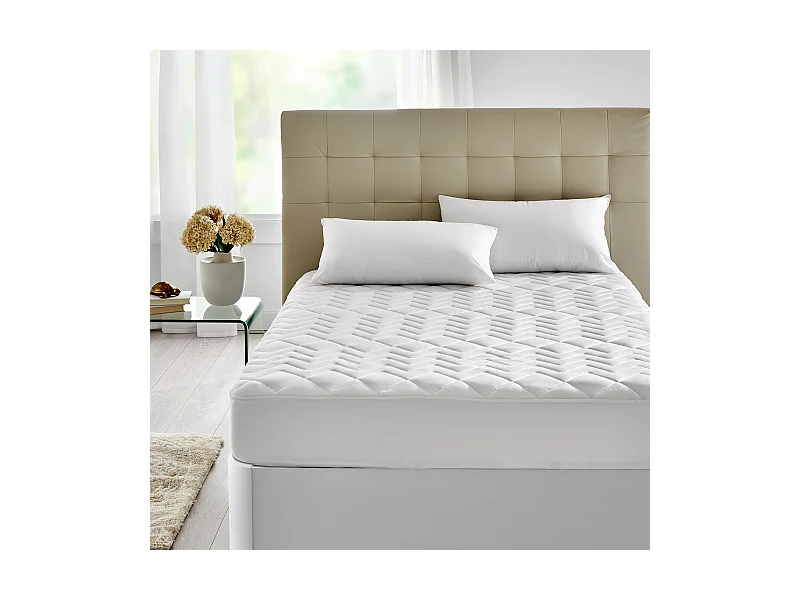 Gewatteerde matrasbeschermer van Tencel® thermoregulering