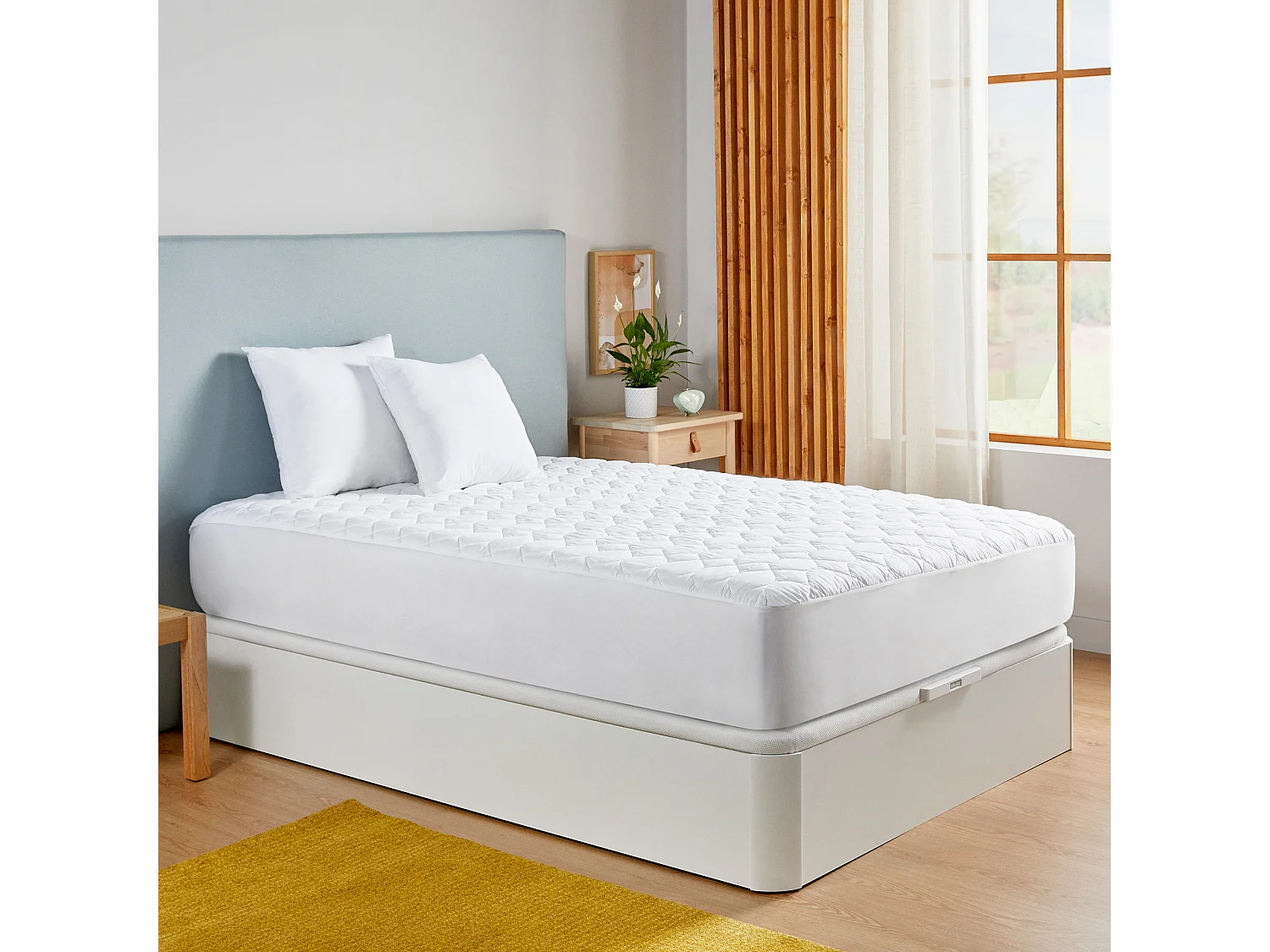 Protège-matelas matelassé doux et respirant