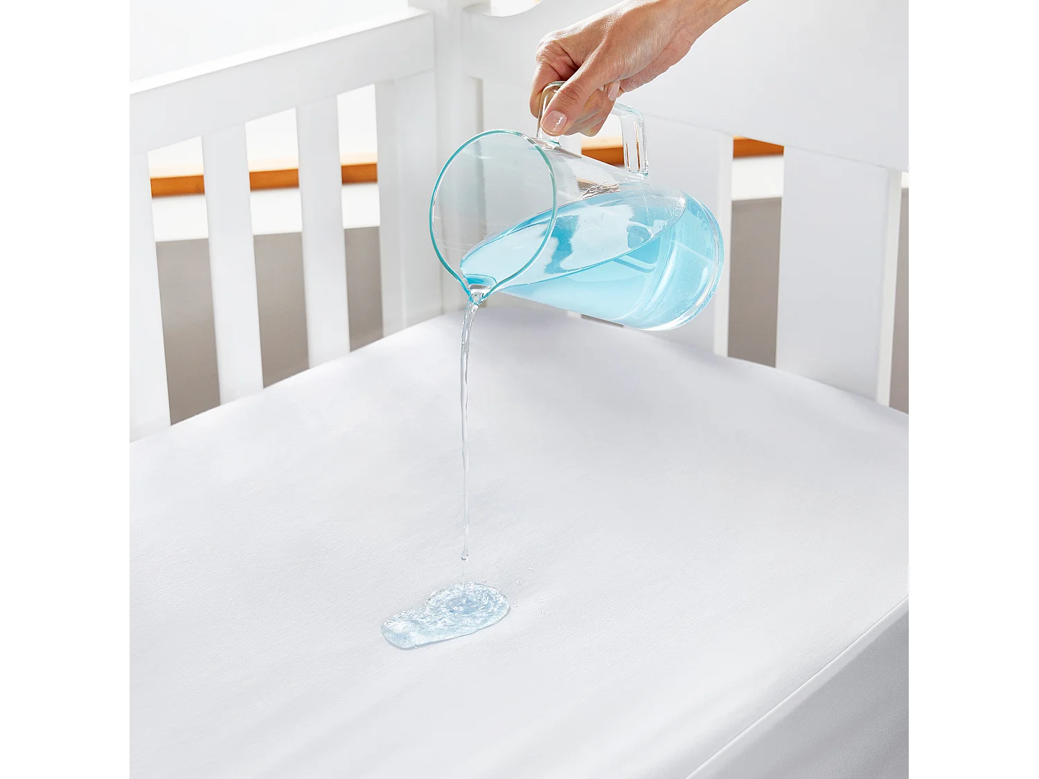 Waterdichte beschermhoes 60 x 120 cm in Tencel® - Pikolin Home