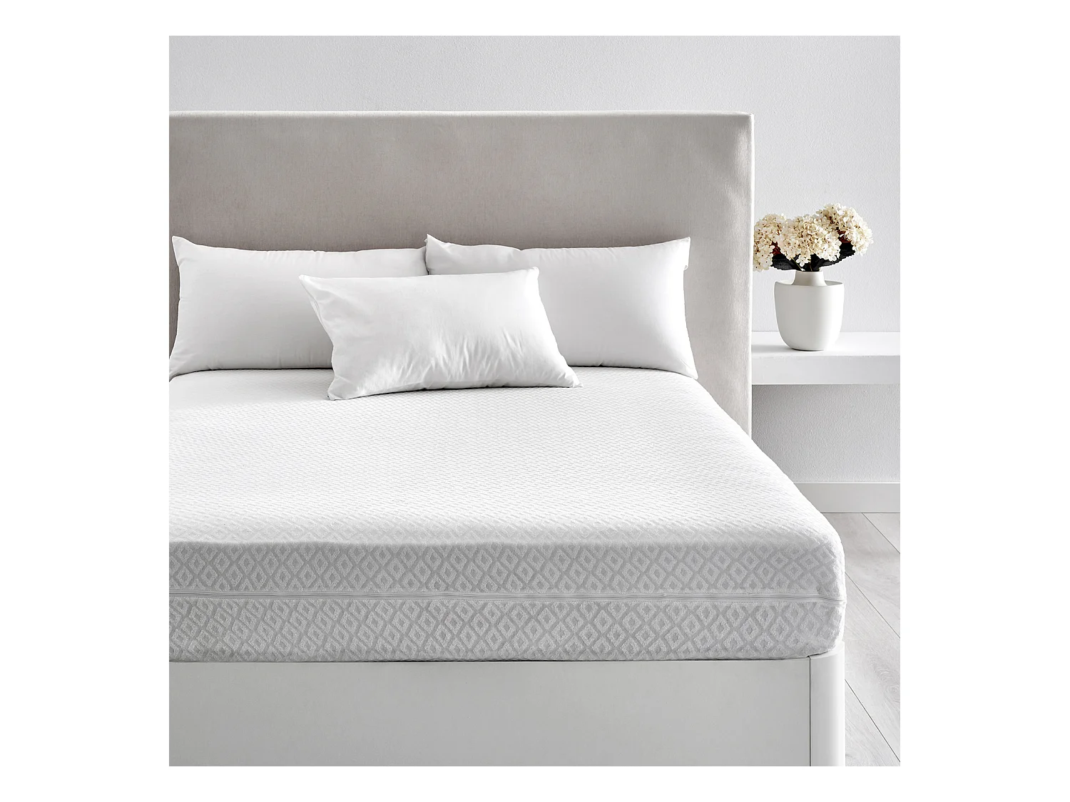 Housse de matelas en éponge hypoallergénique