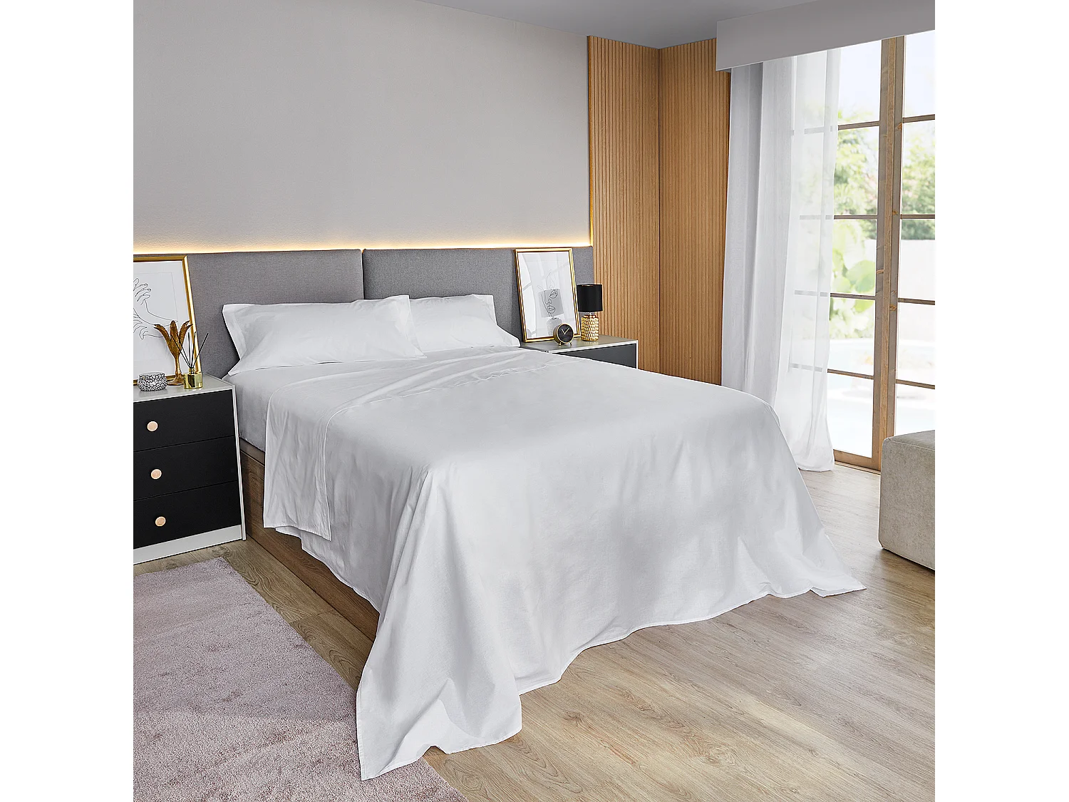 Linge de lit de 150 x 200 cm en coton - ESSENTIAL de PIKOLIN HOME