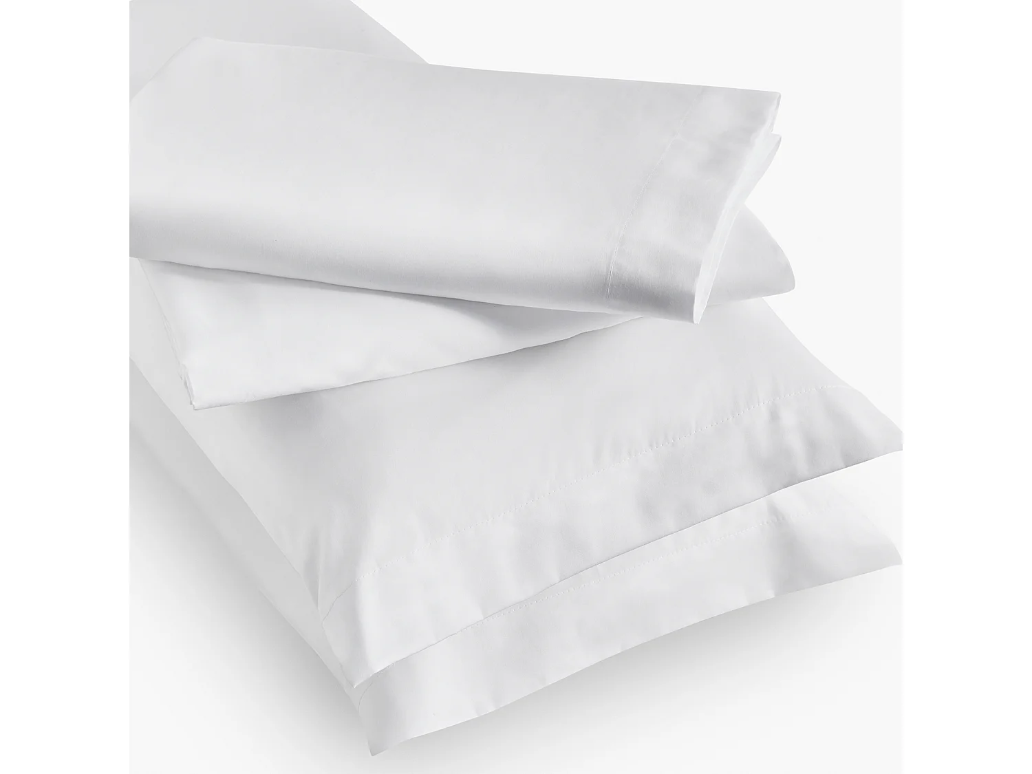 Conjunto de lençóis de cetim 100% algodão com 300 fios | 180 x 200 cm