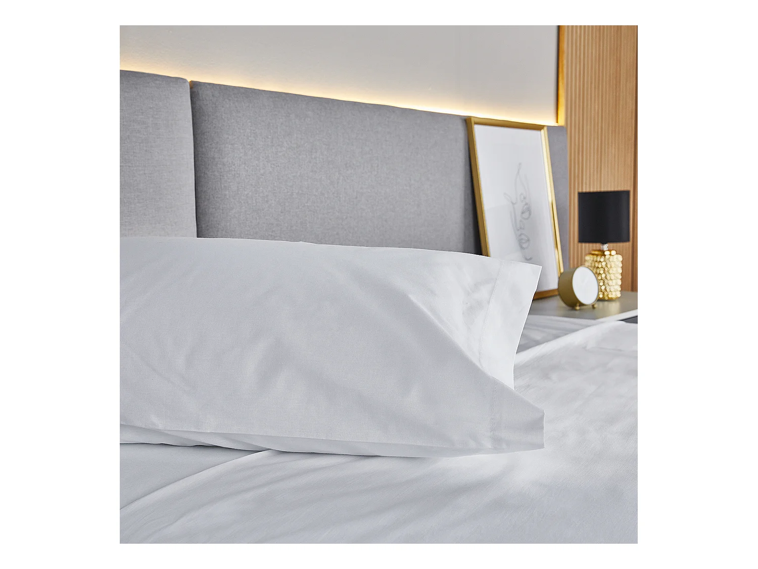 100% katoenen satijnen bedlinnen 300 thread count