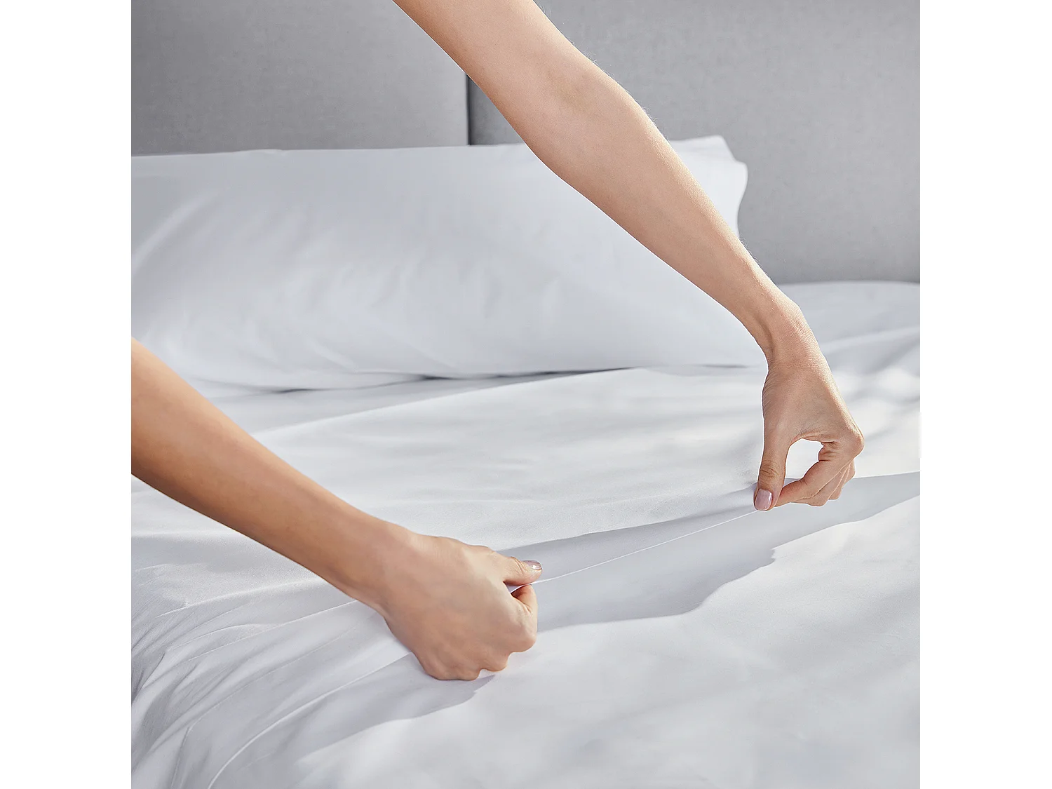 100% katoenen satijnen bedlinnen 300 thread count