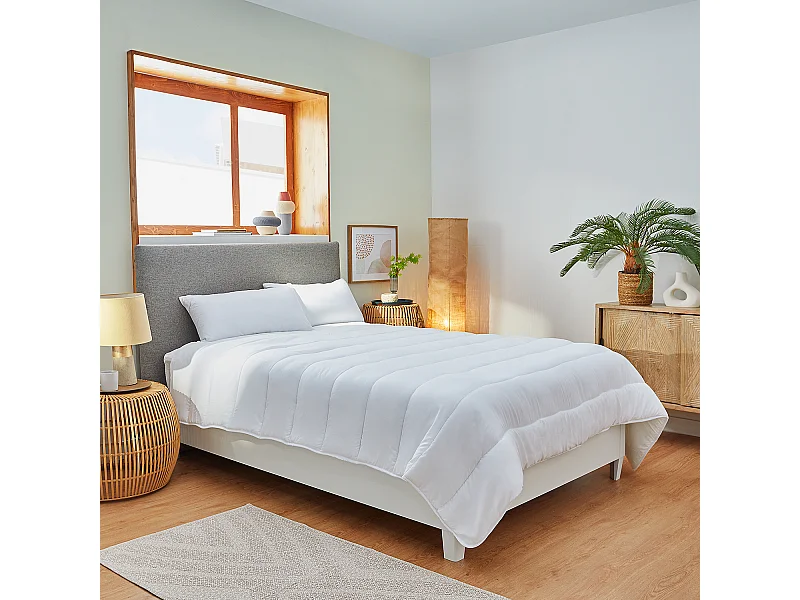 Edredão de fibra de bambu nórdico para outono/inverno 300gr | 240 x 260 cm