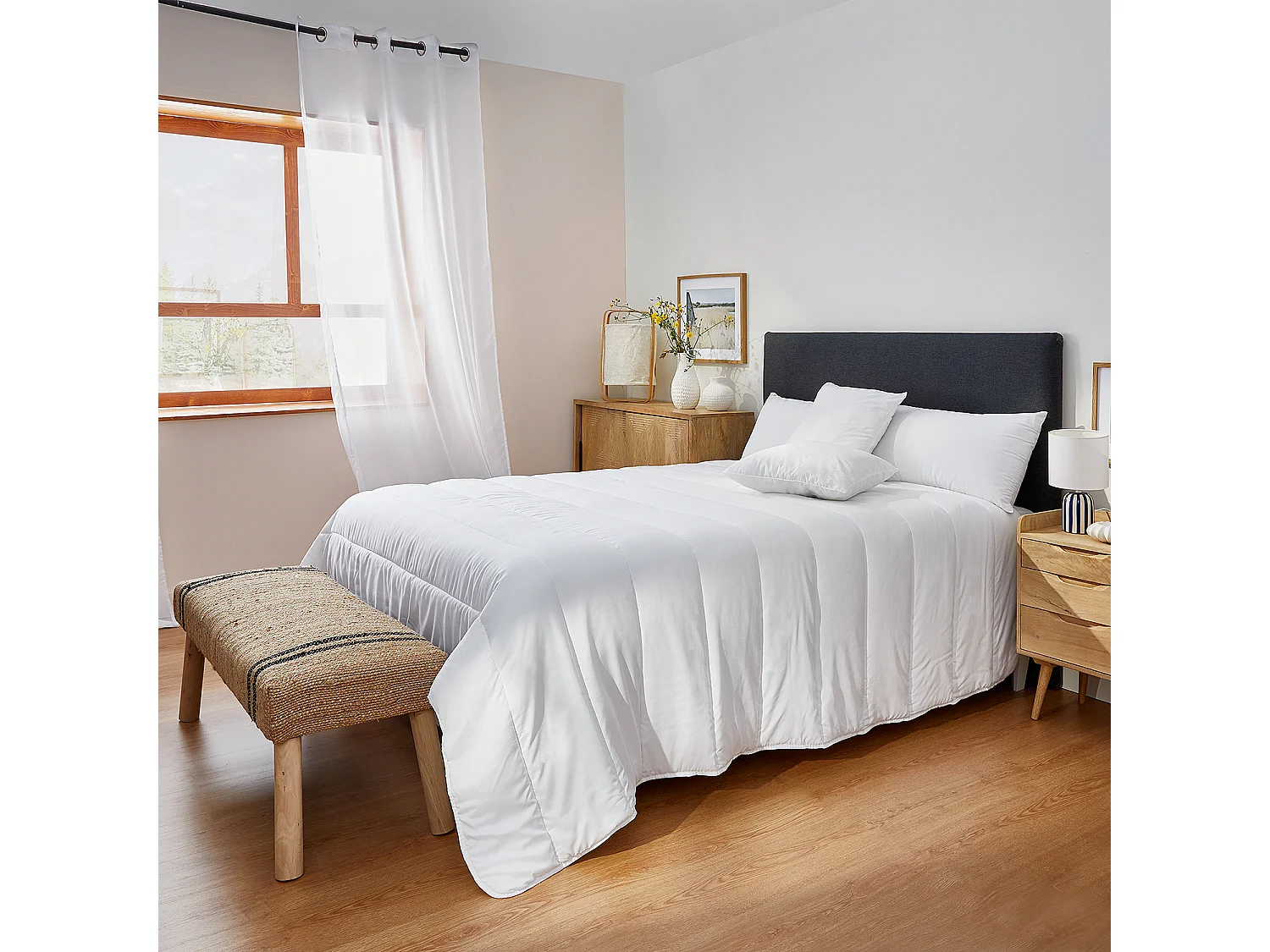 Vezeldekbed 150 g voor lente - zomer