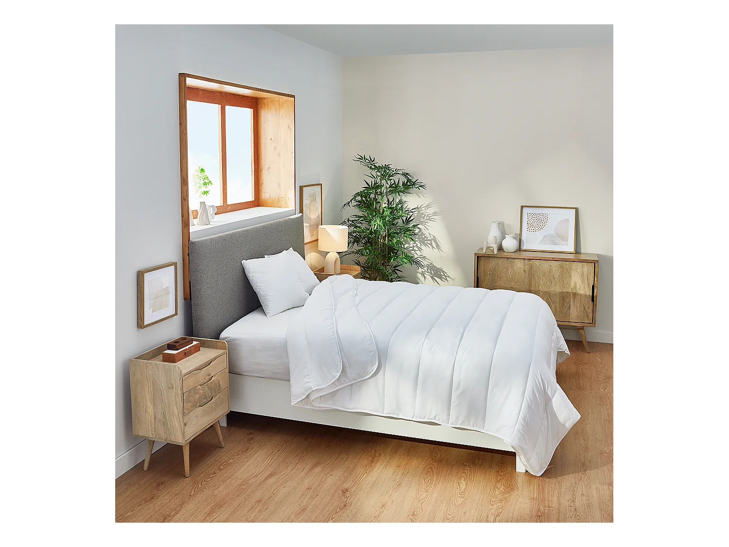 Couette en fibre de bambou DUO 150+300gr