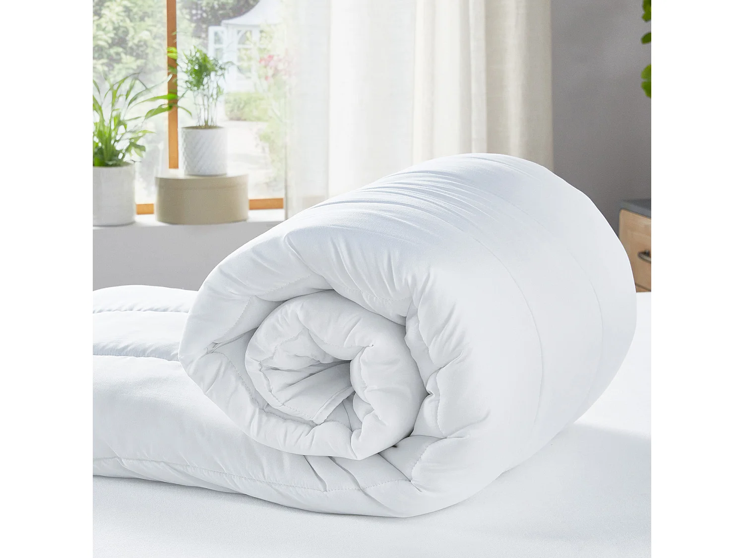 Edredão nórdico fibra 150+300gr bambu DUO 4 Estações | 220 x 220 cm