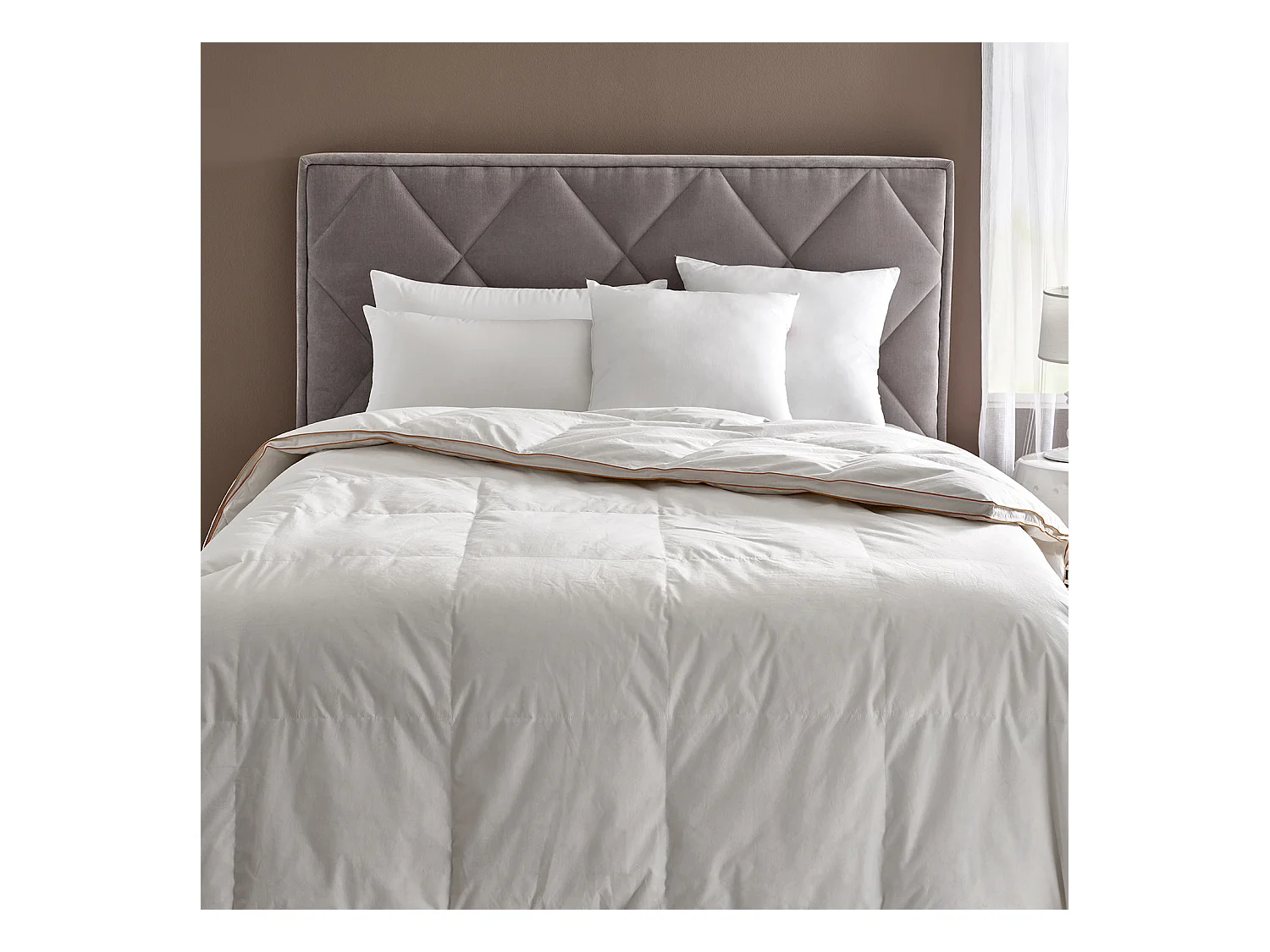 Couette 98% duvet anti-acariens 200gr automne-hiver