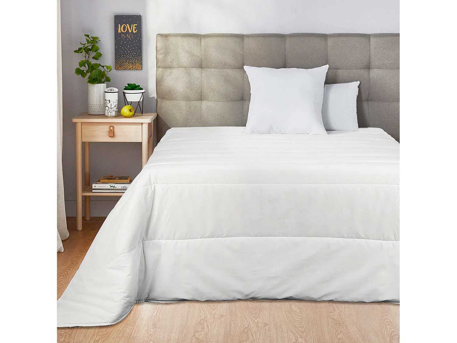 Edredão nórdico 150gr fibra antialérgica