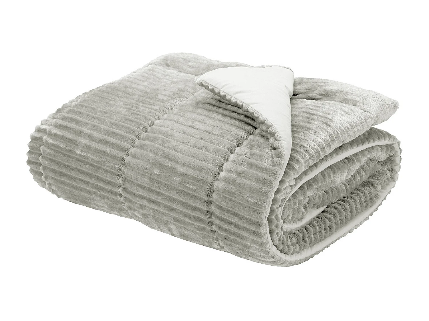 Couette Fibre Velvet 500gr Stripes Naturel