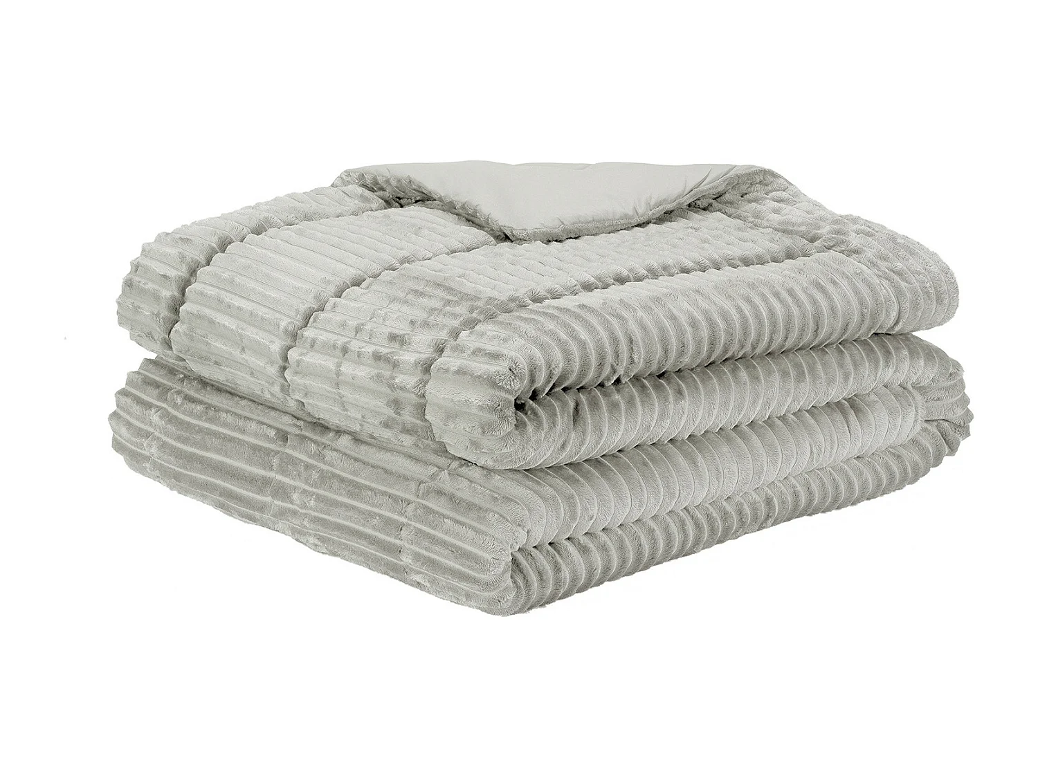 Couette Fibre Velvet 500gr Stripes Naturel