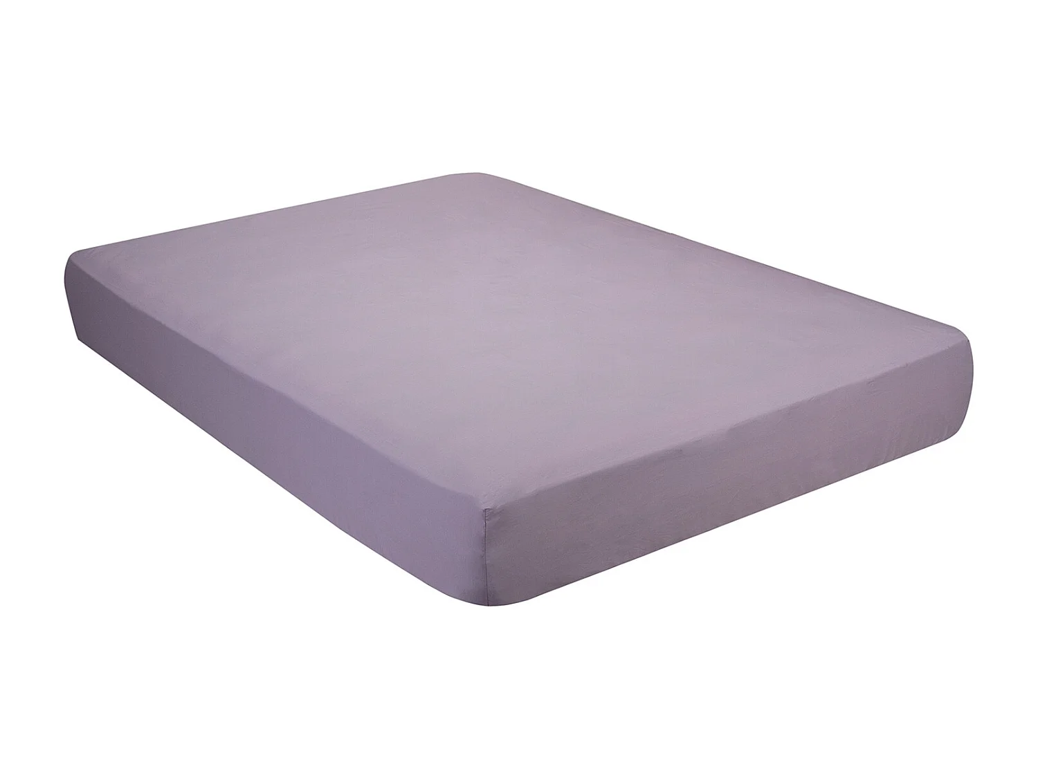 Lenzuolo da sotto con angoli 100% cotone traspirante  Lilla